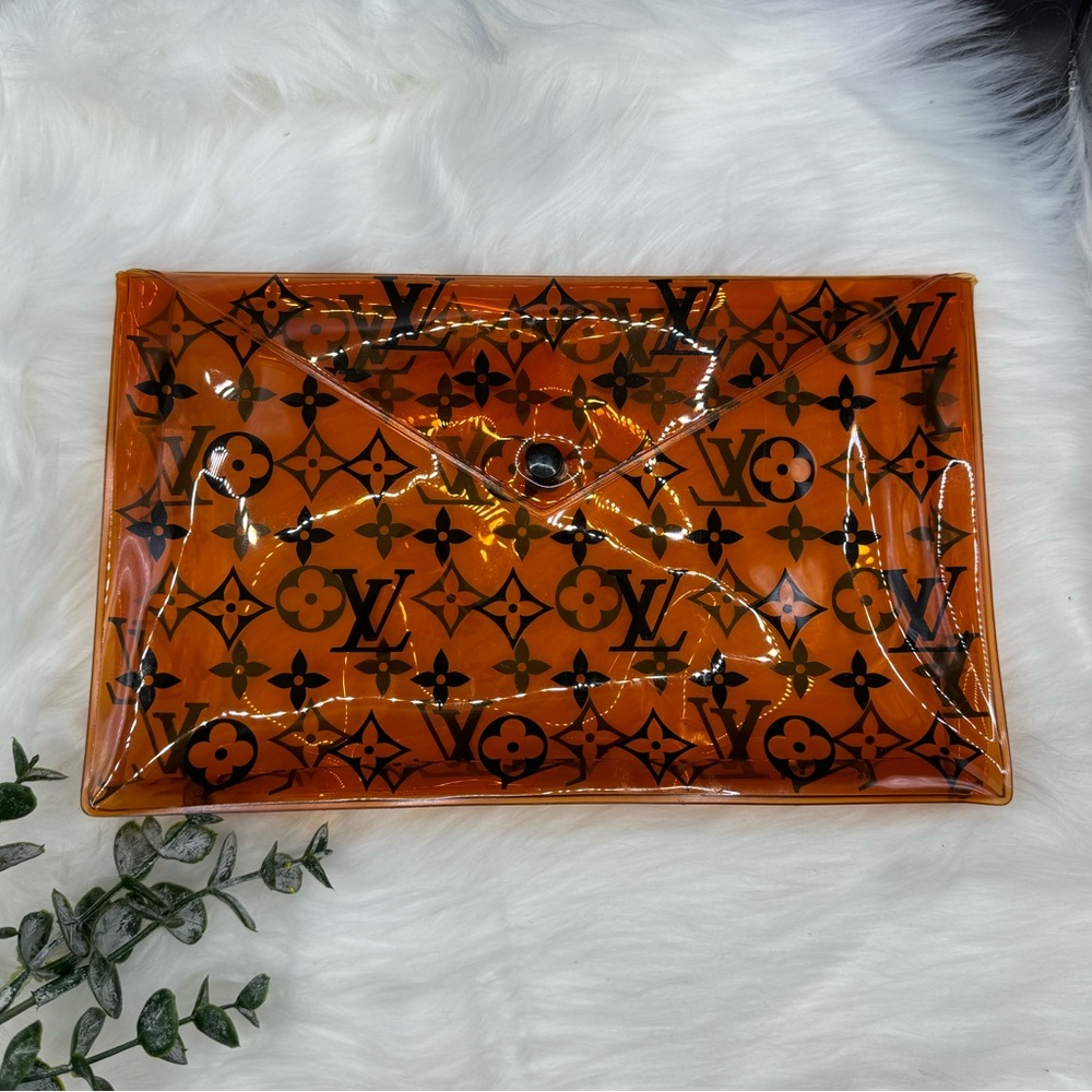 Louis Vuitton PVC Monogram Envelope Swimsuit Pouch